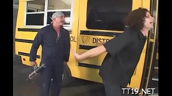 Tiny teen drilled hard