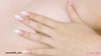 Alluring teen model naked close up