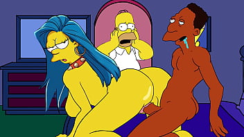 Marge simpson folla rico