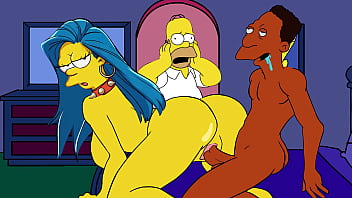 Marge simpson folla rico