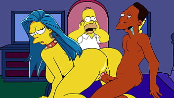 Marge simpson folla rico