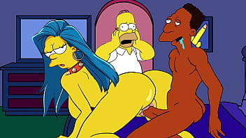 Marge simpson folla rico