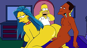Marge simpson folla rico