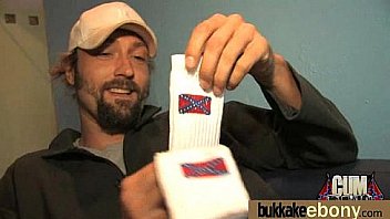 Cum loving teen enjoys huge bukkake 23