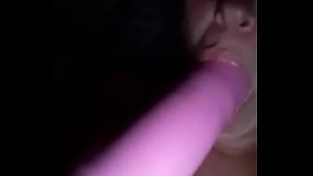 Playing with her toy