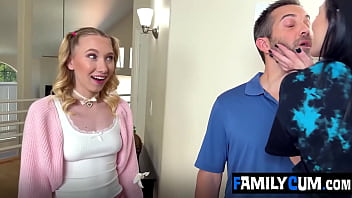 Tight latex outfits and my step uncle's dick familycum