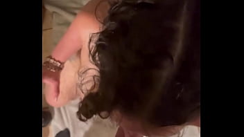 Homemade video of a cheating slut sucking cock and riding dick while her boyfriend is at work