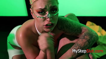 Fall out shelter blowjob by stepdaughter