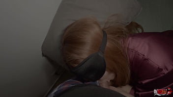 Came to my stepmother's room to fuck her in the mouth and cum in her throat