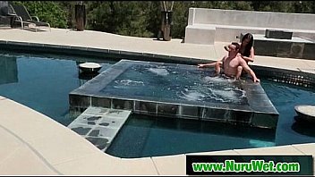 Sexy busty asian gives hot nuru massage 09