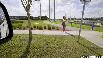 Yoga hoser hops on the bus