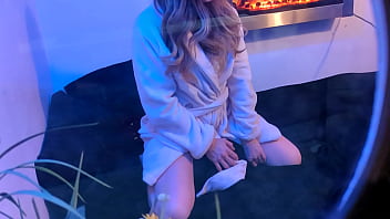 Are you peeping while this milf masturbates on camera for her first time