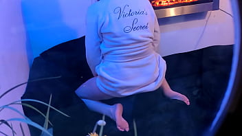 Are you peeping while this milf masturbates on camera for her first time