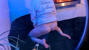 Are you peeping while this milf masturbates on camera for her first time