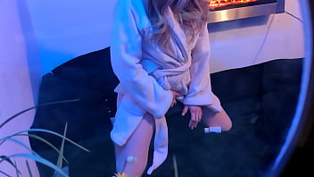 Are you peeping while this milf masturbates on camera for her first time