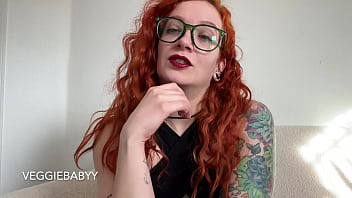 Sexy wife tells you how she wants to use your cock when you get back from your trip in red lipstick and red panties veggiebabyy