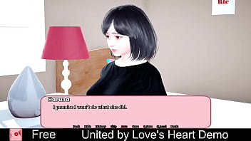 United by love's heart free steam demo game visual novel game adult eroge erotic female protagonist hentai immersive lesbian lgbt nsfw yuri