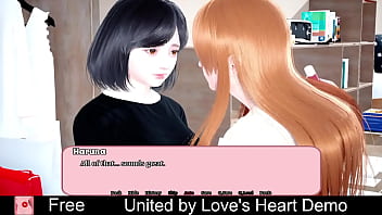 United by love's heart free steam demo game visual novel game adult eroge erotic female protagonist hentai immersive lesbian lgbt nsfw yuri