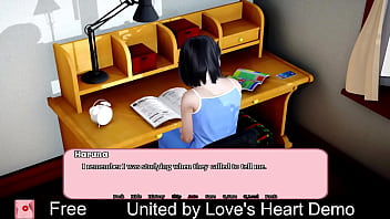 United by love's heart free steam demo game visual novel game adult eroge erotic female protagonist hentai immersive lesbian lgbt nsfw yuri