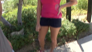 Charlie ann takes a big cock for her teeny bopper club initiaton