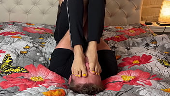 Foot Humiliation Defeated By Feet Of Dominant Wife thumbnail