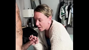 Facetiming my step son while i suck his bully's dick