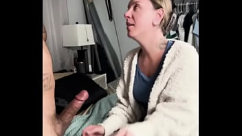 Facetiming my step son while i suck his bully's dick