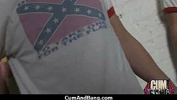 Crazy group interracial blowjob wow 27