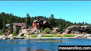 Teen eats milf pussy at oily threesome 12