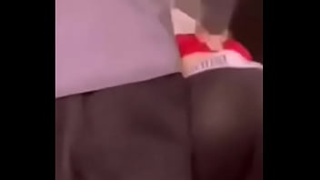 Slutty yoga instructor get a massive wedgie pulled over her head