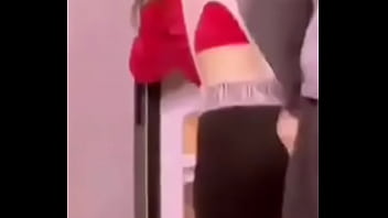 Slutty yoga instructor get a massive wedgie pulled over her head