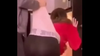 Slutty yoga instructor get a massive wedgie pulled over her head