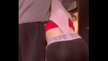 Slutty yoga instructor get a massive wedgie pulled over her head