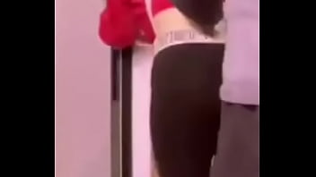 Slutty yoga instructor get a massive wedgie pulled over her head