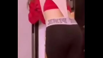 Slutty yoga instructor get a massive wedgie pulled over her head