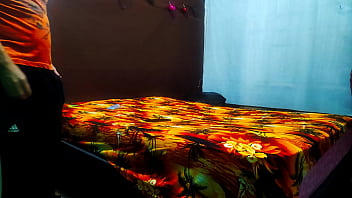 My stepbrother goes around the house so that it follows night and he can spend the night in my apartment pre warm up