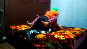 My stepfather walks around the house so that night falls and he can spend the night in my apartment warm up