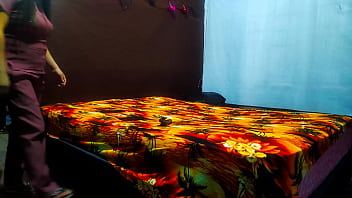 My stepfather walks around the house so that night falls and he can spend the night in my apartment warm up