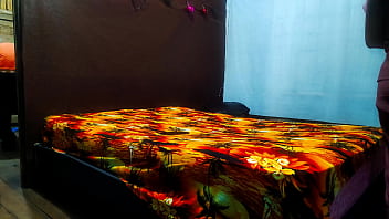 My stepfather walks around the house so that night falls and he can spend the night in my apartment warm up