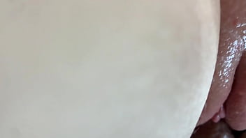 Perfect pussy close up dildo fuck and creampie