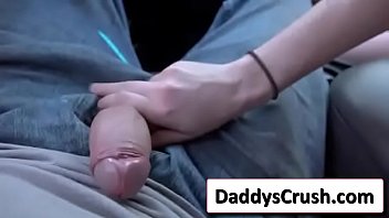 Sexy blondie play with cock in car Sexy blondie play with cock in car