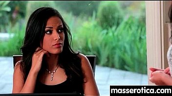 Sensual oil massage turns to hot lesbian action 5