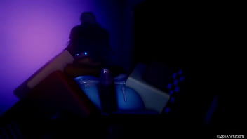 Punk chick gets dick rubbin her booty