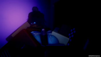 Punk chick gets dick rubbin her booty