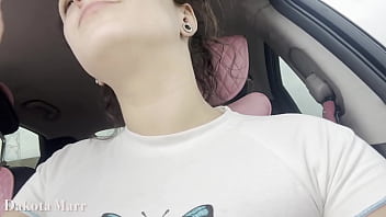 Driving around town and masturbating in my car public pussy play chubby dakota marr