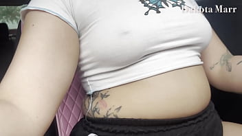 Driving around town and masturbating in my car public pussy play chubby dakota marr