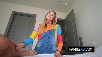 Horny Teen Stepdaughter Dressed In A Uniform Gets Her Pussy Pounded By Her Stepdad’s Throbbing Dick thumbnail