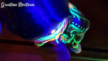 Fucked the wild slim girl in the uv light