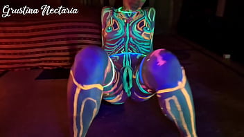 Fucked the wild slim girl in the uv light