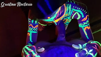 Fucked the wild slim girl in the uv light